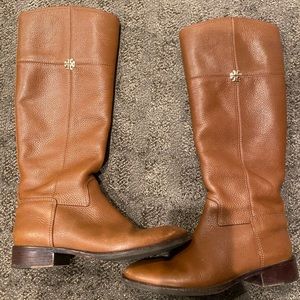 Tory Burch Riding Boots 8.5 Brown